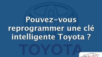 Pouvez-vous reprogrammer une clé intelligente Toyota ?
